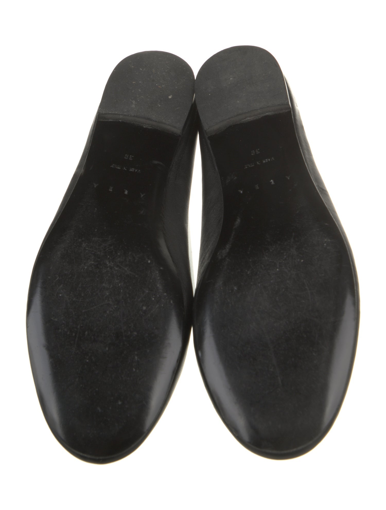 Area Leather Ballet Flats